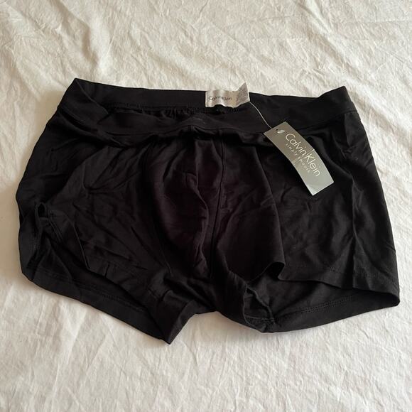 Calvin Klein Simply Smooth Black Boxer Briefs Size Large Style 1365 NWT - Picture 1 of 7